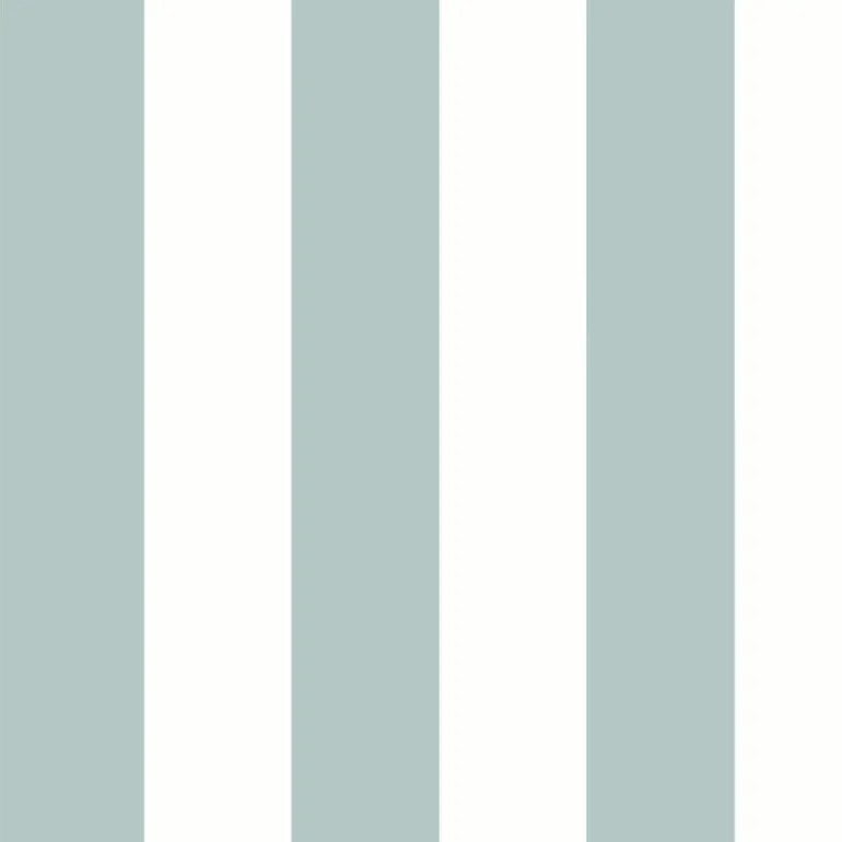 CV4444 Light Gray Awning Stripe Wallpaper