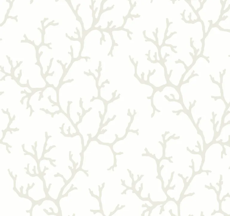 CV4431 White Coral Island Wallpaper