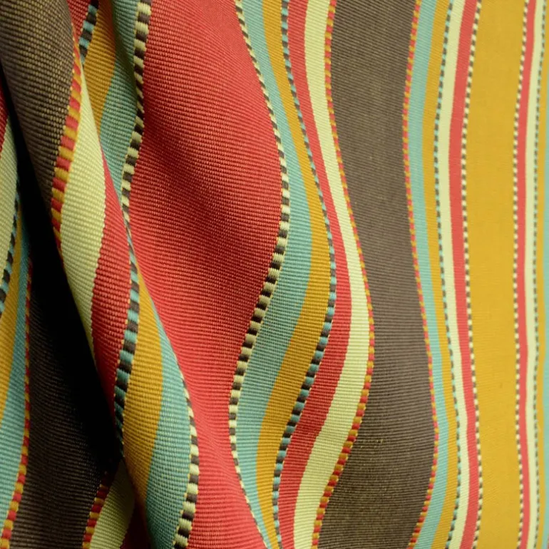 D2451 Apache Brick Stripe Southwest Fabric