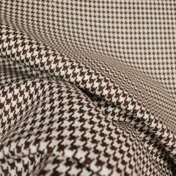 D2918 Houndstooth Chocolate Upholstery Fabric