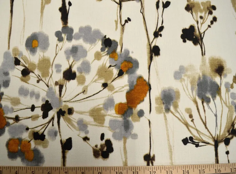 Dandelion Slate Bartson Fabric