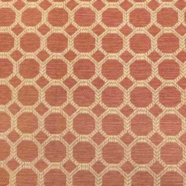 Dax Coral Regal Fabric