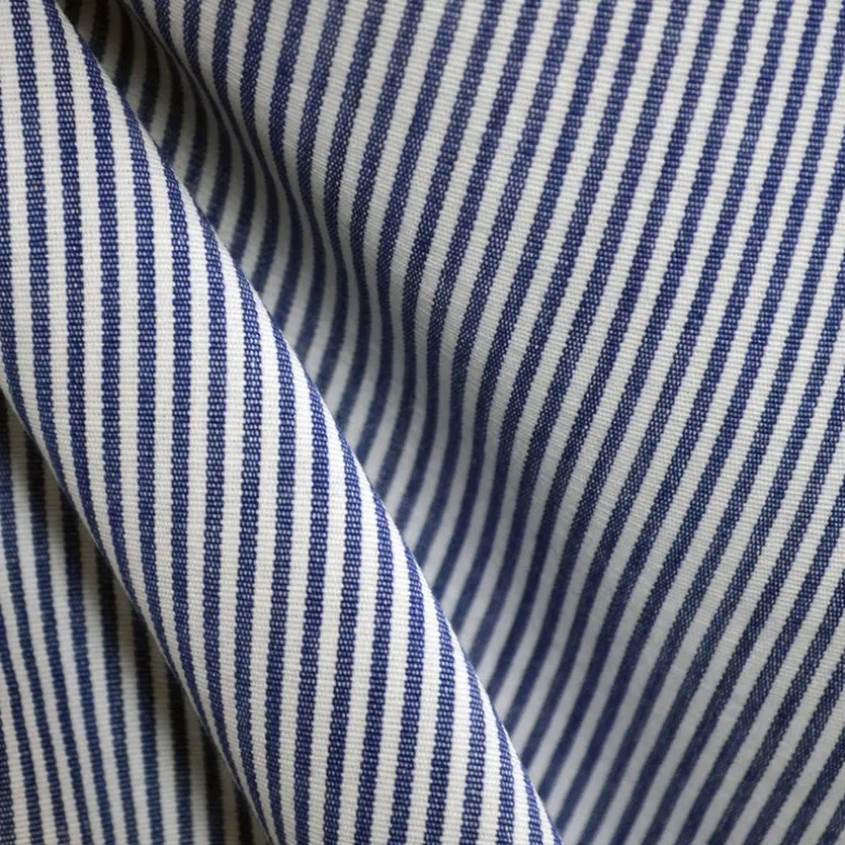DE06 Essex Royal Stripe Blue Fabric