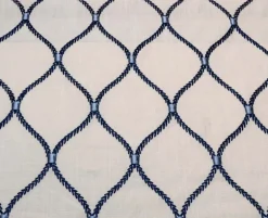 Deane Embroidery Porcelain Waverly Fabric