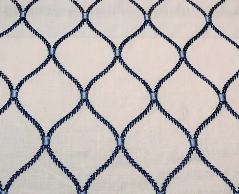 Deane Embroidery Porcelain Waverly Fabric