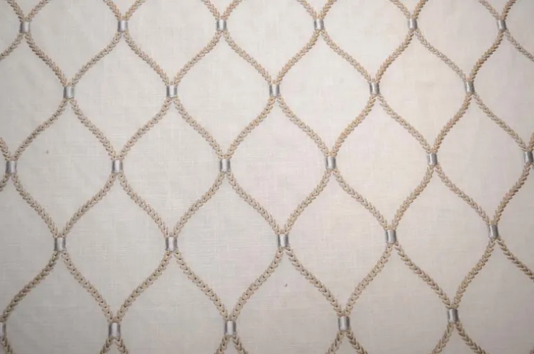 Deane Embroidery Tea Stain Waverly PK Lifestyles Fabric