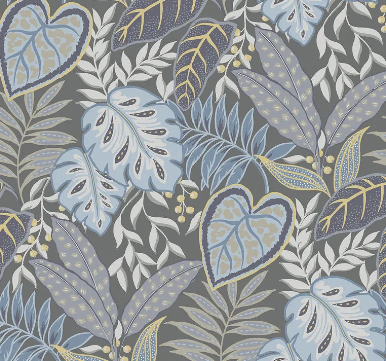 Denim Jasmine Wallpaper