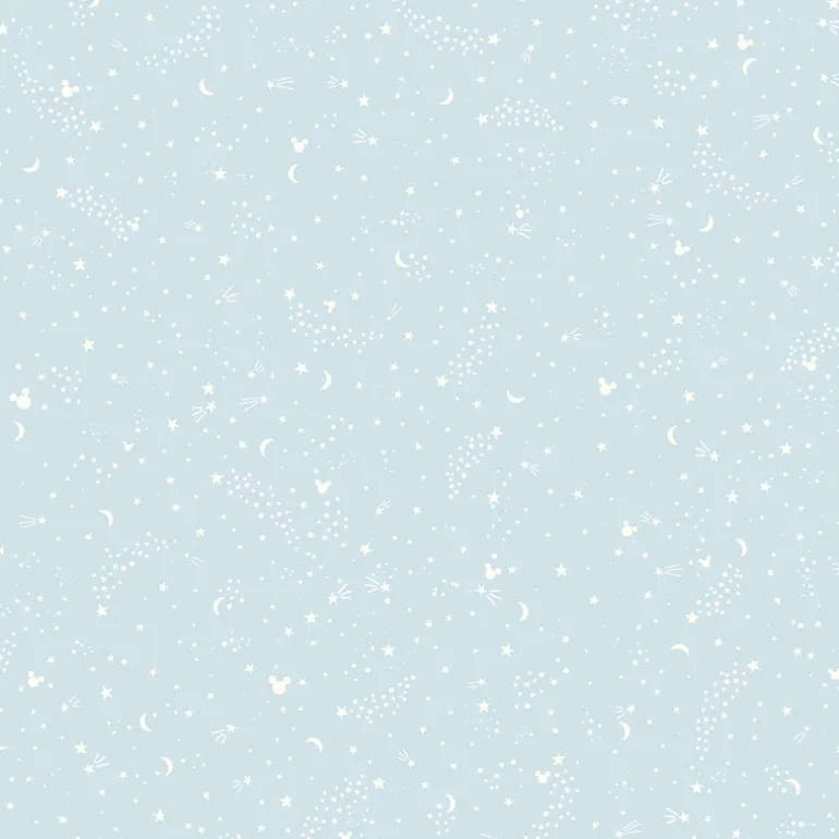 DI0985 Blue Disney Mickey Mouse Star Wallpaper