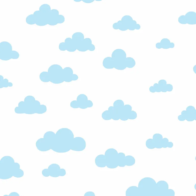DI0975 Blue Disney Winnie the Pooh Cloud Wallpaper