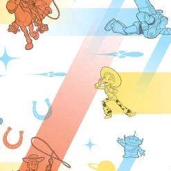 DI0924 Blue/Orange Disney and Pixar Toy Story 4 Retro Wallpaper