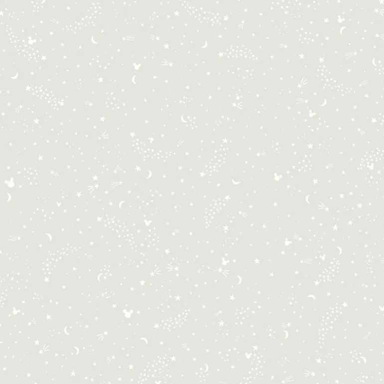 DI0987 Gray Disney Mickey Mouse Star Wallpaper