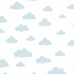 DI0976 Gray Disney Winnie the Pooh Cloud Wallpaper