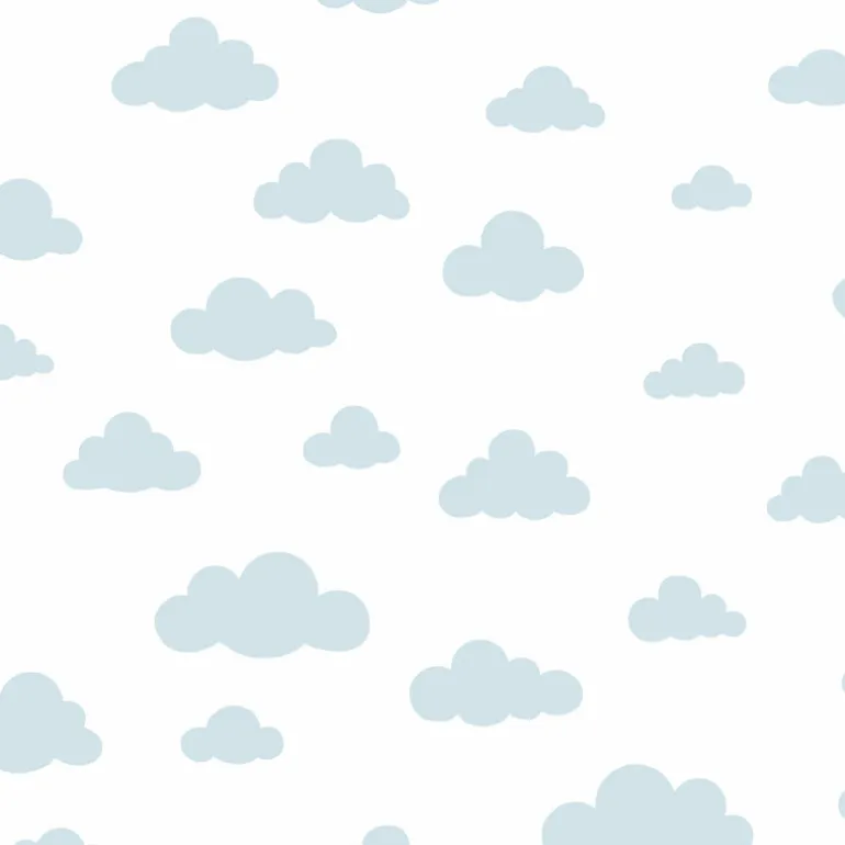 DI0976 Gray Disney Winnie the Pooh Cloud Wallpaper