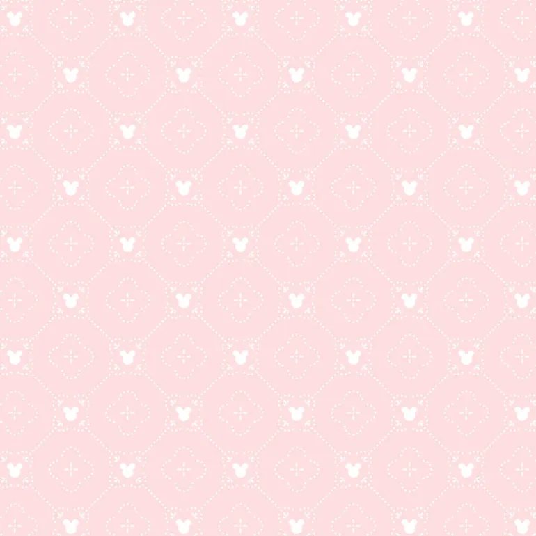 DI0979 Pink Disney Mickey Mouse Argyle Wallpaper