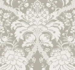 DM4952 Beige French Artichoke Dam Wallpaper