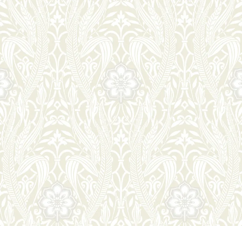 DM4993 Beige Gatsby Damask Wallpaper