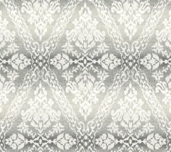 DM4931 Black Tudor Diamond Damask Wallpaper