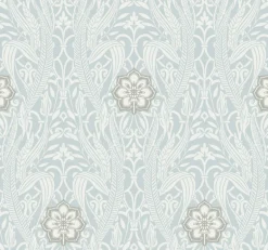 DM4991 Blue Gatsby Damask Wallpaper
