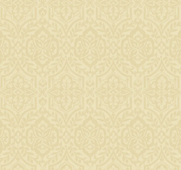 DM5035 Gold Catherdral Damask Wallpaper