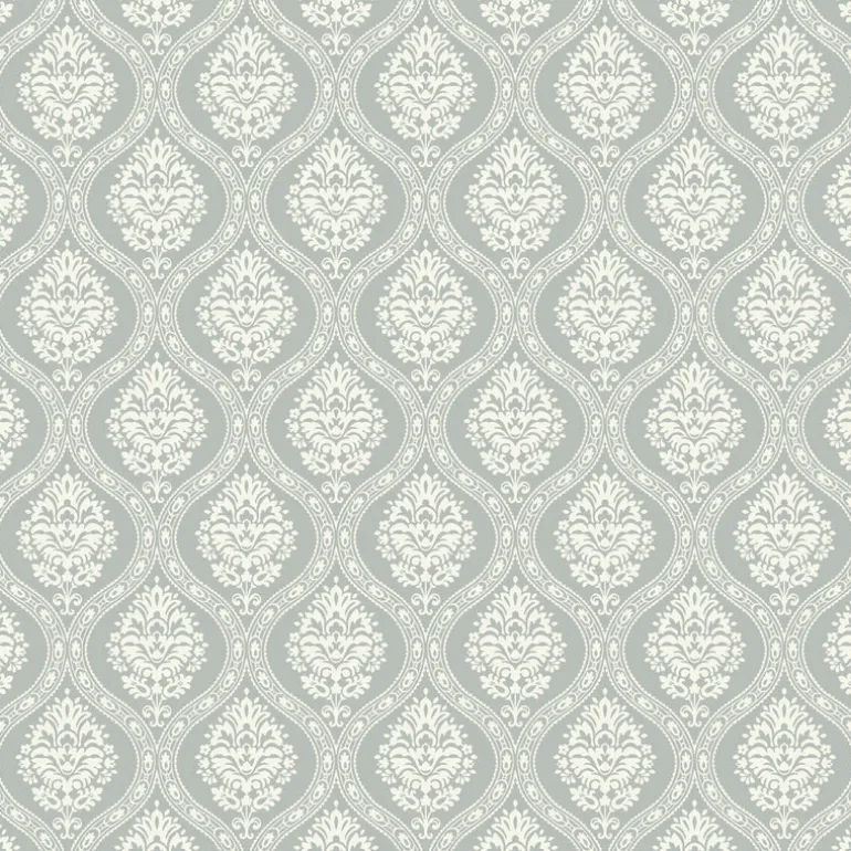 DM5028 Green Petite Ogee Wallpaper
