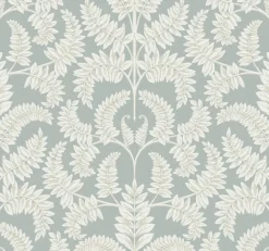 DM4964 Green Royal Fern Damask Wallpaper