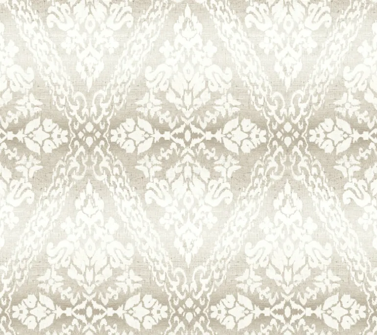 DM4933 Off White Tudor Diamond Damask Wallpaper