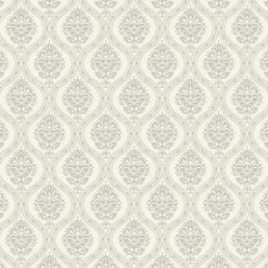 DM5027 Taupe Petite Ogee Wallpaper