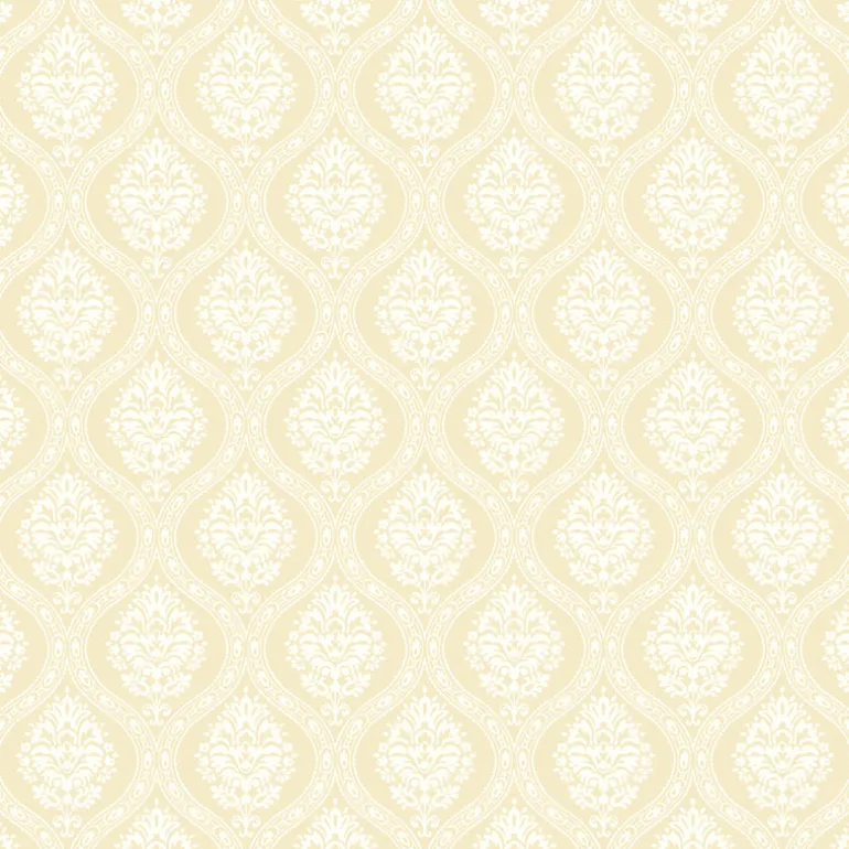 DM5029 Yellow Petite Ogee Wallpaper