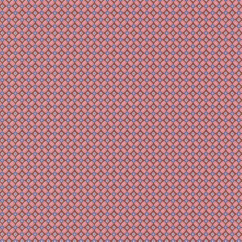 Eebe Burgundy Floral Geometric Wallpaper