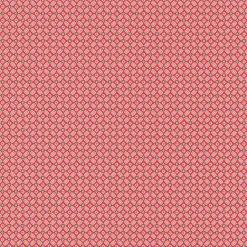 Eebe Red Floral Geometric Wallpaper