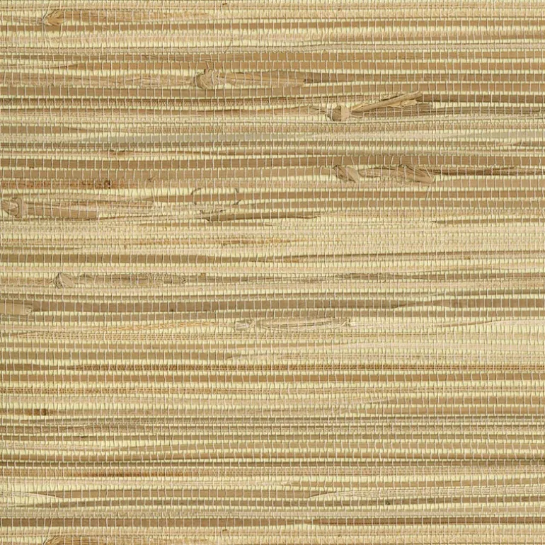 Endo Neutral Grasscloth Wallpaper