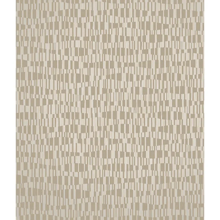 Evolve Atonal Taupe Stripe Wallpaper