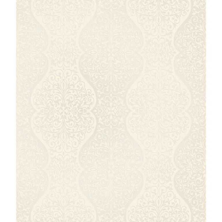 Evolve Cadence Beige Scroll Wallpaper