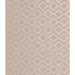 Evolve Cadenza Brown Geometric Wallpaper