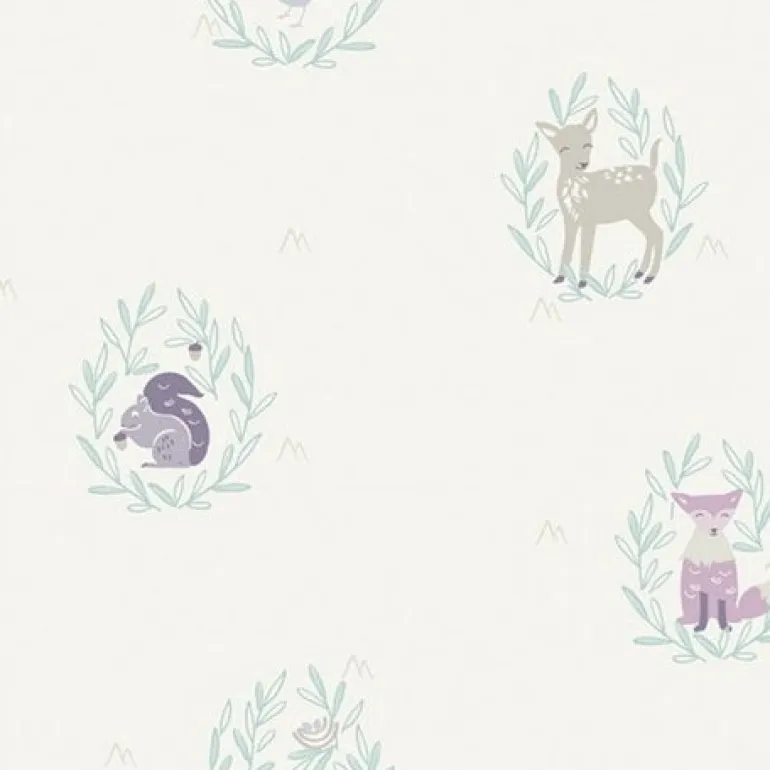 FA41109 Furry Friends Wallpaper