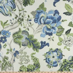Fanciful Florale Alabaster P Kaufmann Fabric