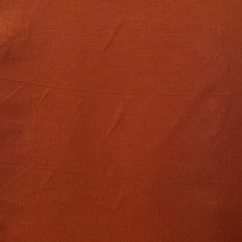 Faux Silk Orange Drapery Fabric