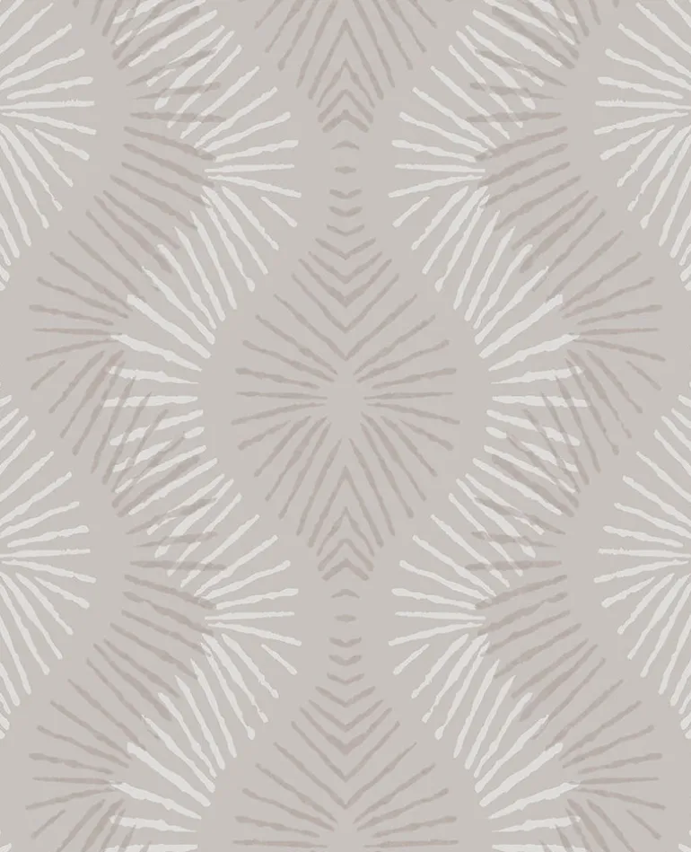 Feliz Champagne Beaded Ogee Wallpaper