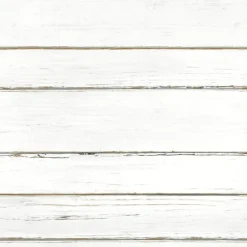 FH4006 White Shiplap Planks Wallpaper