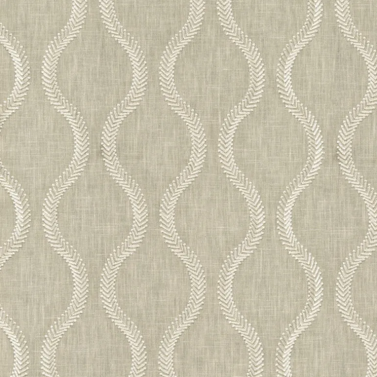 Flourish Emb Linen P/K Lifestyles Fabric