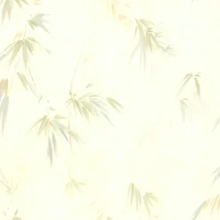 For Your Bath III Atlis Beige Bamboo  Wallpaper