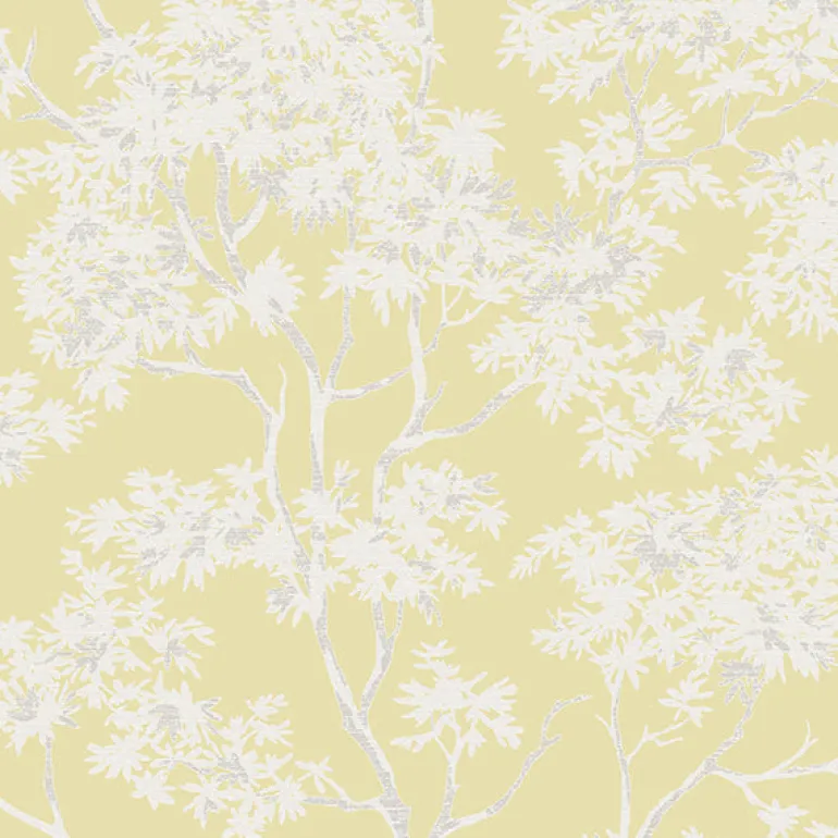 For Your Bath III Paix Yellow Trees Wallpaper