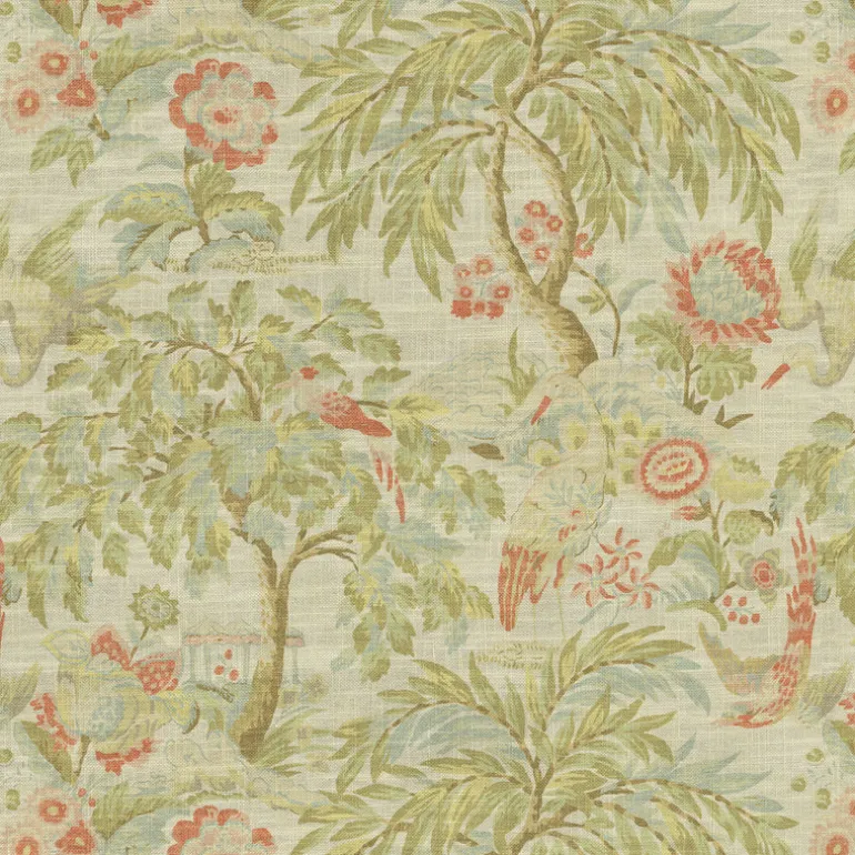 Forest & The Tree Apricot P/K Lifestyles Fabric