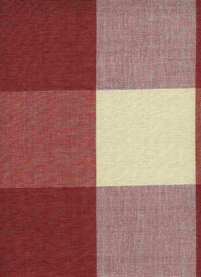 Four Inch Check 3170 Blossom Cream Laura Kiran Fabric