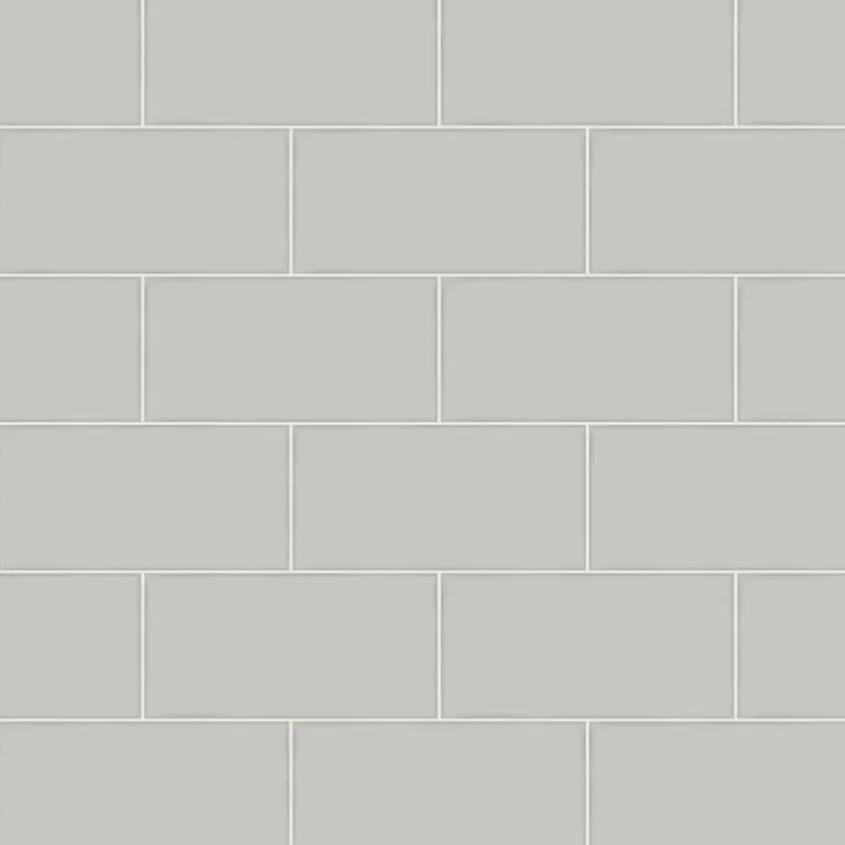 Freedom Grey Subway Tile Wallpaper