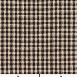 Gingham Onyx Tempo Fabric