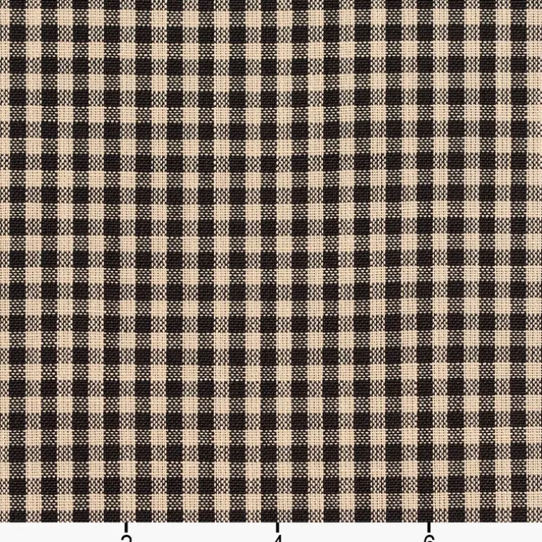 Gingham Onyx Tempo Fabric