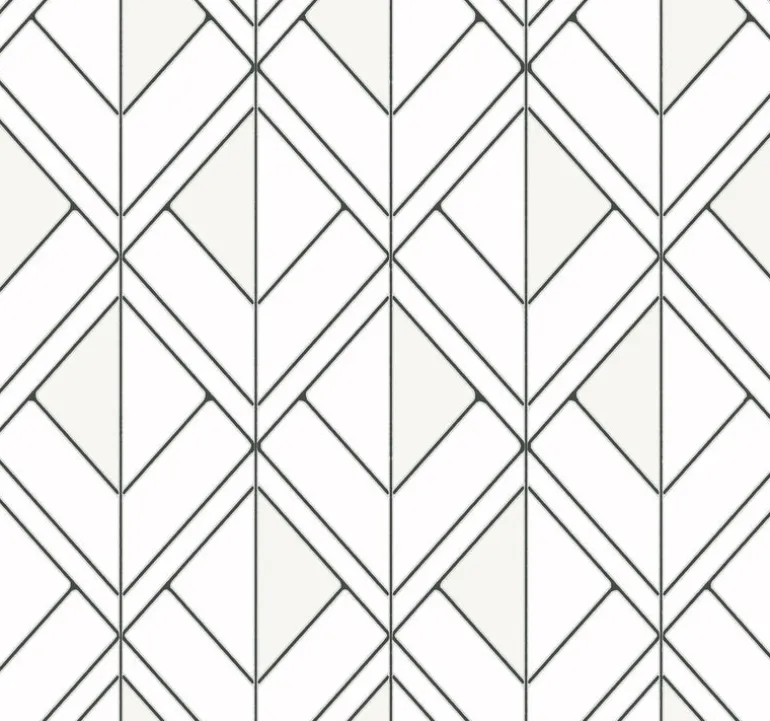 GM7552 White Diamond Shadow Wallpaper
