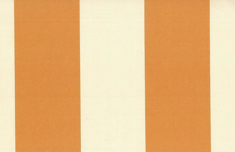Grand Awning Stripe Mandarin Nat Laura Kiran Fabric