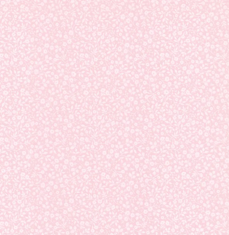 Gretel Pink Floral Meadow Wallpaper